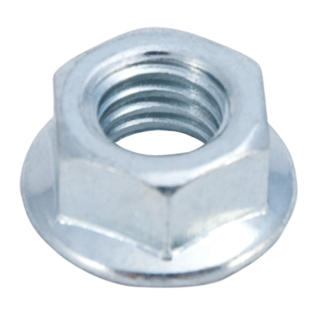 Quickcable Flange Nut, Zinc, 3/8", PK50 6708-050